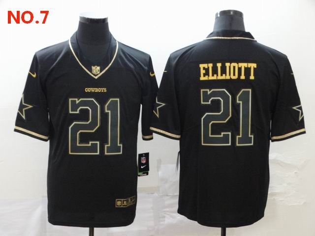 Men's Dallas Cowboys #21 Ezekiel Elliott Jerseys NO.7;